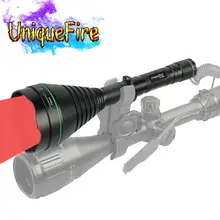UniqueFire 1508 дизайн 75 мм объектив XPE белый/красный/зеленый свет светодиодный фонарик масштабируемый для охоты на открытом воздухе, кемпинга