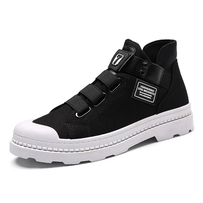 

2019 Winter Boots Men canvas Boots Men High Top Shoes 2019 Winter Footwear Lace-Up Casual Shoes Man zapatos de hombre MA-88