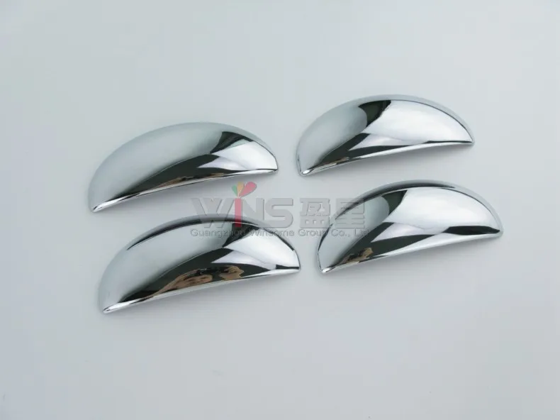 Хромированная накладка на дверную ручку для peugeot 206 CITROEN C2, 4 шт., аксессуары для тюнинга автомобиля, украшение из АБС-пластика