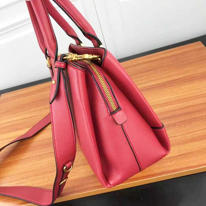 High-grade Tote Handbags Large capacity Real leather shoulder bag for women Fashion Design Ladies Luxury Top Handle Slant Bag