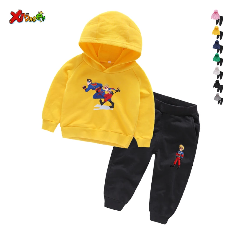 Baby Clothing HenryDanger Hoodies Sets Children 2 3 4 5 6 Years Birthday suit 2020 Kids Sport Suits Hoodies Top +Pants 2pcs Set baby boy clothing sets cheap	 Clothing Sets