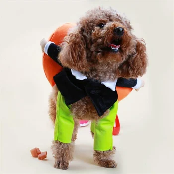 

HOT Pets Suit Christmas Halloween Pumpkin Costumes Pets Clothing for Dogs cute pet halloween gift for pet dog Marvelously