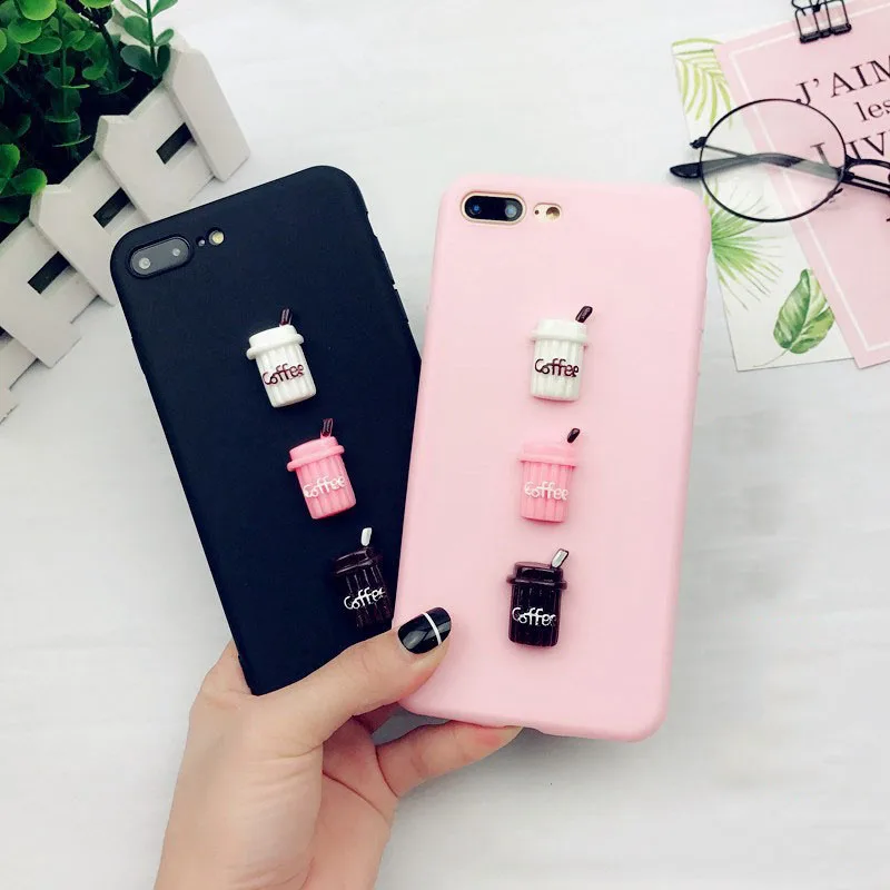 Чехол для Huawei P9 P10 Lite Plus Y5 Y6 Y7 2017 Honor 8 3D милая кофейная чашка из мягкого ТПУ чехол на