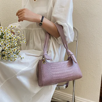 

PU Leather Shoulder Bags For Women 2020 Chain Design Luxury Hand Bag Female Travel Solid Color Simple Purses