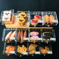1/6 Scale Miniature Dollhouse Bread Cake Milk Simulation Mini Foods for Barbies Doll Kitchen Pretend Play Baking Toys 1