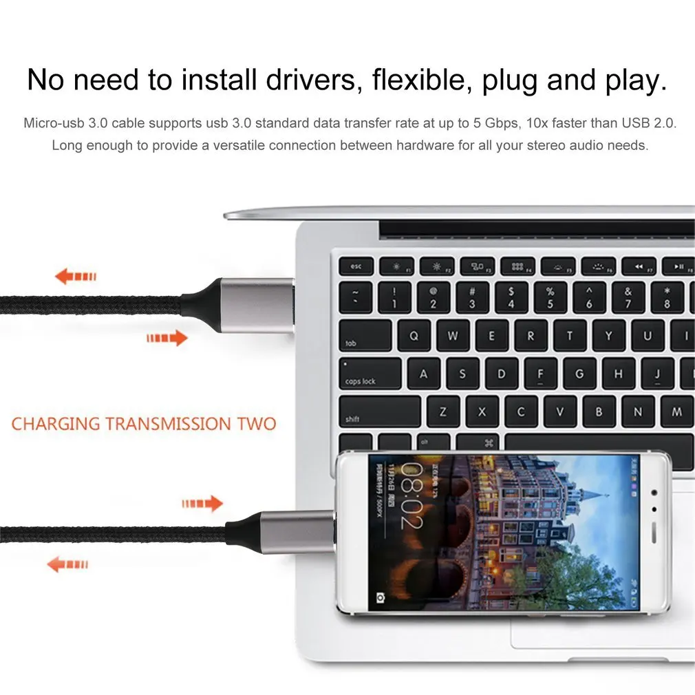 1 м USB 3,1 type-C к USB 3,0 кабель папа-папа нейлоновый плетеный кабель высокая скорость передачи кабель синхронизации данных и зарядки