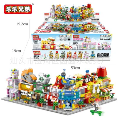 

8537 Mini Street View Creative Street View Building Blocks Children'S Educational Toy-Compatible