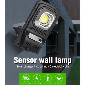 

Solar Street Light COB LED Motion Sensor Solar Wall Light for Outdoor Garden Fence Garage Pathway