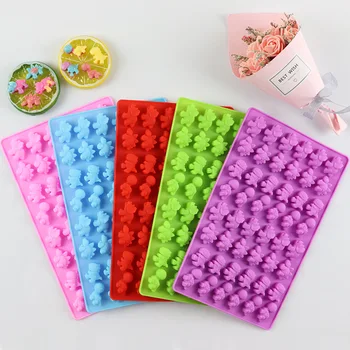 

48 Cavity Dinosaur Silicone Mold Chocolate Gummy Cake Candy Ice Cube Tray Mold Cake Baking Decorating Tools Cake Tools