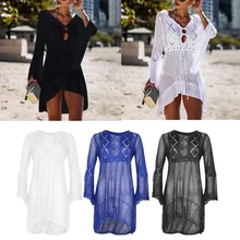 Женский купальный костюм для девочек, пляжная одежда, накидка, бикини, купальник, платье, повседневная одежда, элегантные, с вырезом, вязаные, дизайнерские костюмы