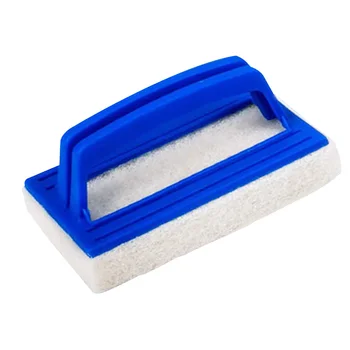 

Portable With Handle Hanging Tub Spa Soft Cleaning Brush Scum Sink Non Woven Swimming Pool Rectangle Scrubber Wall Tool