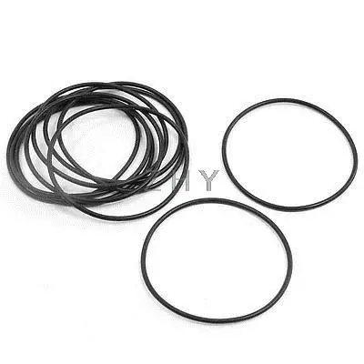 

10Pcs 46mm Outside Dia 1.5mm Thickness Rubber Oil Seal Rings Washers
