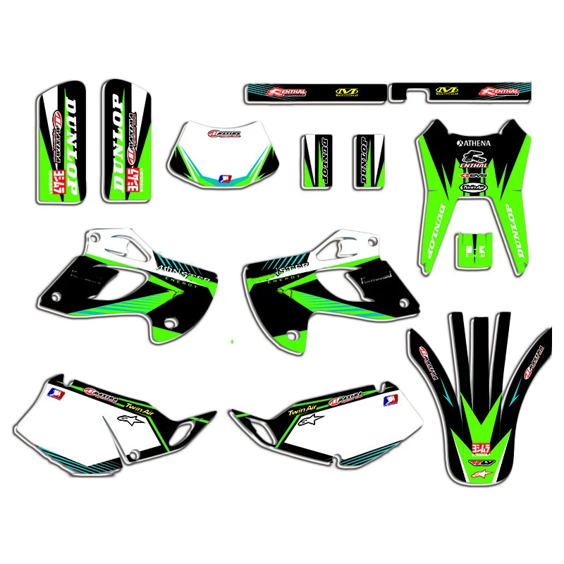 

for Kawasaki KLX250 KLX 250 1998-2003 Decal Sticker Full Team Backgrounds Motorcycle Graphics Injection Bodywork Fairing Decals