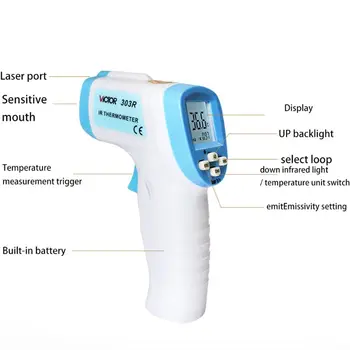 

Digital Thermometer Baby Temperature Measurement Meter Warning Alarm Portable