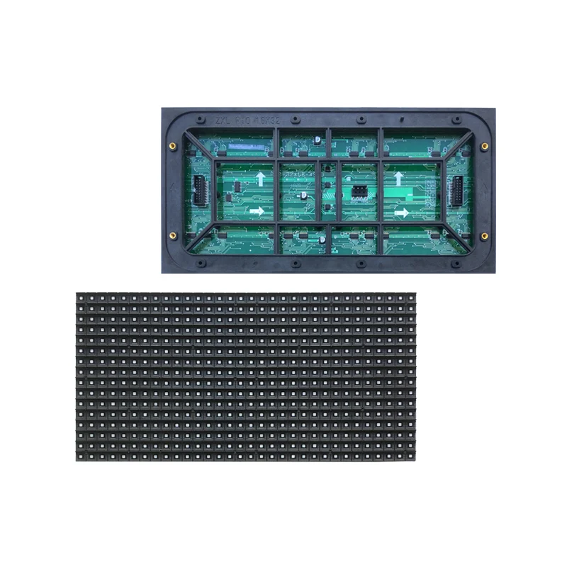 P10 outdoor rgb 3535 SMDSMD(3in1) full color LED screen unit module 32*16pixels 320mm*160mm (1/4 scran)