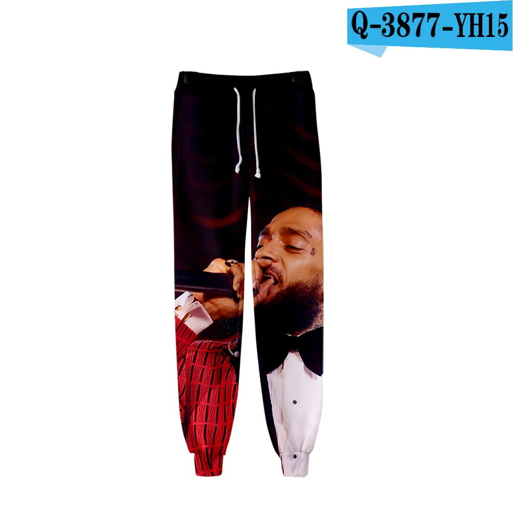 Nipsey Hussle, Мужские штаны, Harajuku, уличная одежда, 3d, спортивные штаны, хип-хоп стиль, модный спортивный костюм, Pantalon, Молодежные удобные уличные штаны - Цвет: YH15