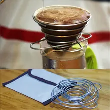Горячая креативная капельница для кофе из нержавеющей стали, ситечко для чая, безбумажный конус, домашний помощник для заваривания кофе, кухонные инструменты