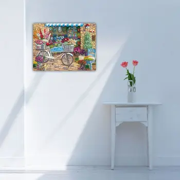 

Bike Bicycle DIY 5D Full Drill Diamond Painting Embroidery Cross Stitch Kit Rhinestone Home Decor Craft Q6PE