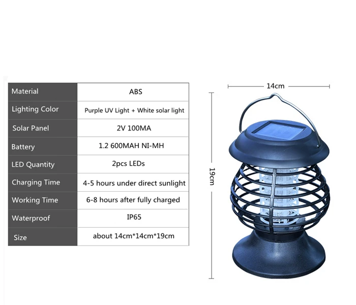 Solar Mosquito Killer Lamp 8