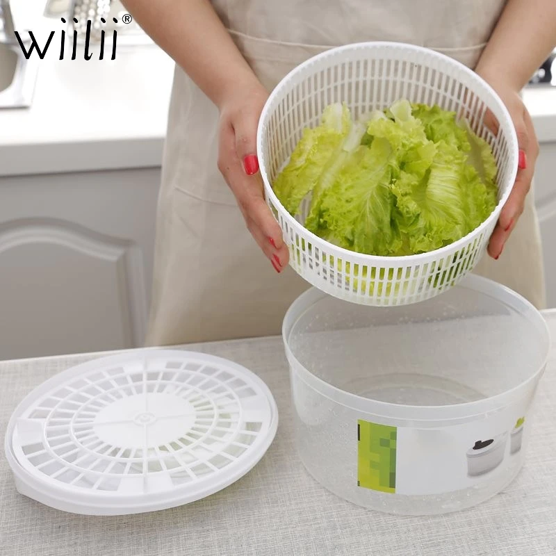 Для салата сушилка для овощей и фруктов корзина с фруктами отмыть корзина для хранения, для стиральной машины сушильная машина полезные Кухня инструменты