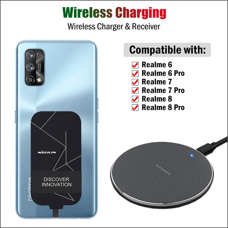 realme 7 support wireless charging