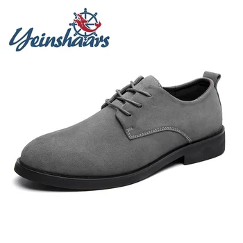 

New Arrival Mens Oxford Casual Shoes Suede Vintage Adulto shoes Fashion Business Oxford Male Shoes Brand Adult Sapato Masculino