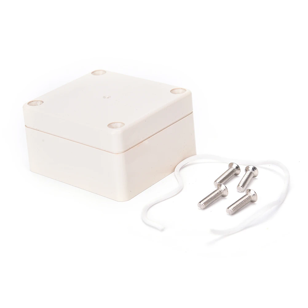 Waterproof Plastic Enclosure Box Electronic Project Instrument Case Outdoor Junction Box Housing DIY 65 x 58 x 35mm 1PCS