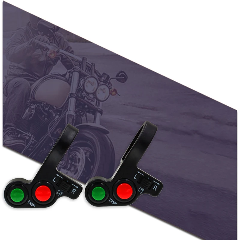 

3 In 1 Motorcycle Switch Electric Bike ON/OFF Button Scooter Quad Light Turn Signal Horn For 22mm Dia Handlebars Accessories