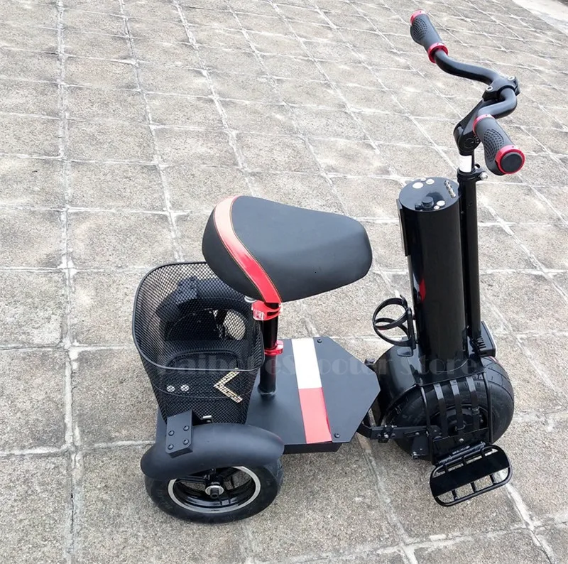 Daibot 3 колеса электрические самокаты самобалансирующиеся скутеры 10 дюймов 500 Вт 60 в одно колесо Электрический Одноколесный самокат Скутер, способный преодолевать Броды для взрослых
