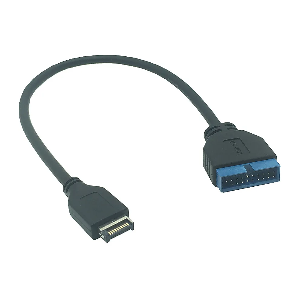 Тип C USB кабель для передачи данных 3 1 Тип-E спереди Панель гнездо 0 19 Pin к 20Pin