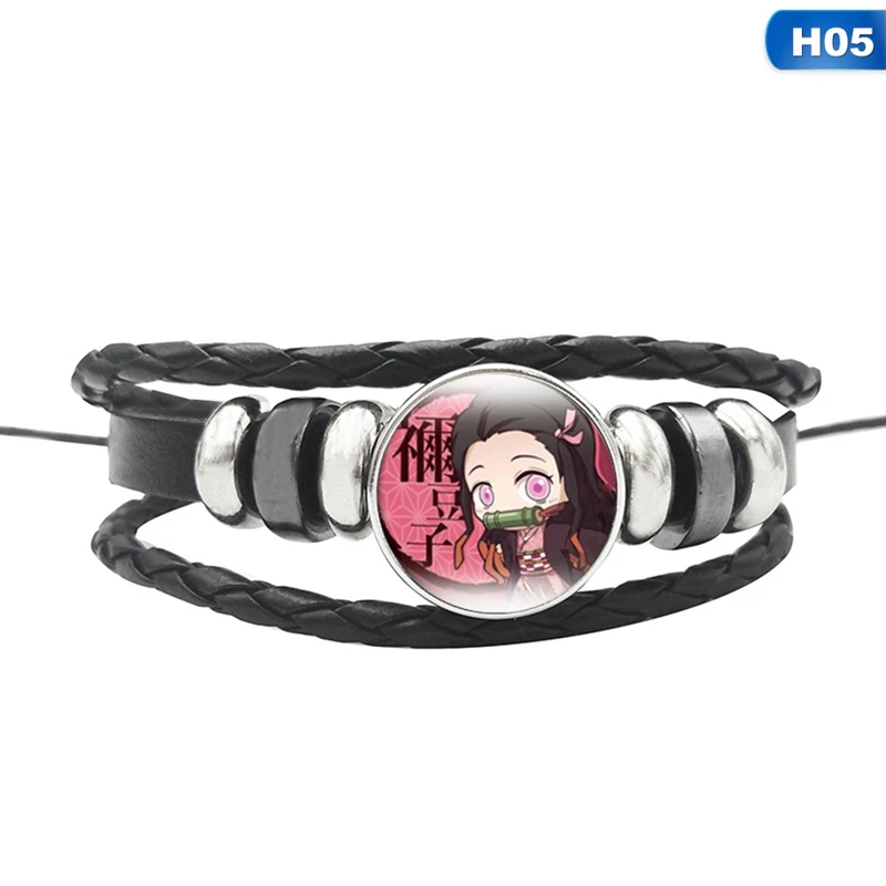 Модель года: фигурка кимецу без яйбы из аниме «Demon Slayer» Kamado Tanjirou Kamado Nezuko, браслет, фигурки, игрушки, подарок на Рождество
