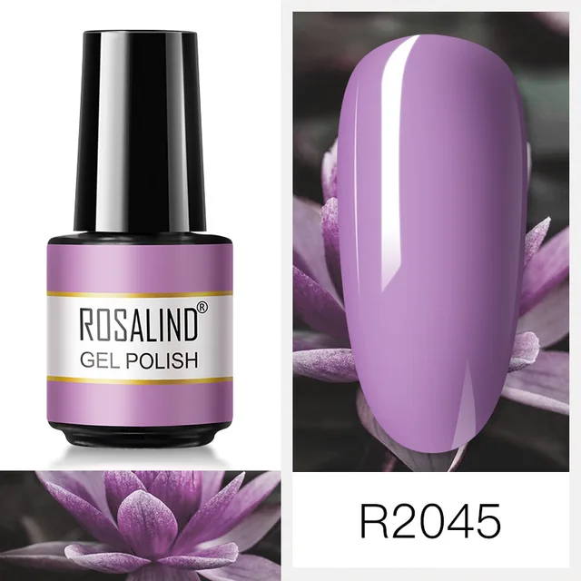 ROSALIND Nail Art 7ML Gel Polish 80 Color For Manicure Design UV Nail Polish Gel Lacquer Soak Off Semi Permanent Gel Nail Polish RAR2045