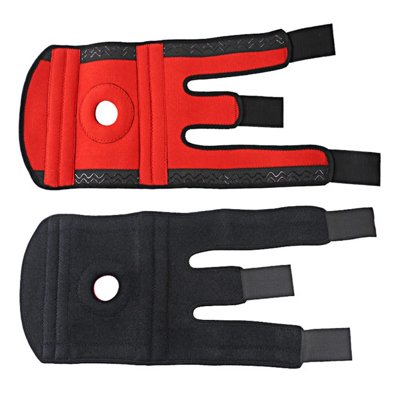 

Four spring supported Knee Support Brace Stabilizer with Adjustable Hinged Knee Support Pad Guard Breathable Knee