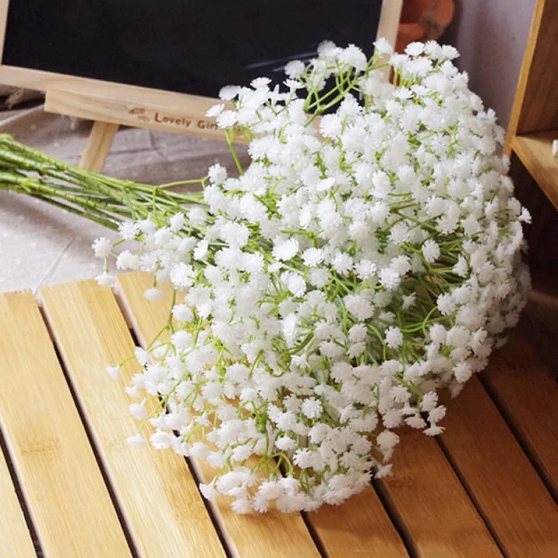 1Pcs Artificial Pampas Grass Home Room Decor Simulation Reed Flower Bouquet DIY Wedding Decoration Birthday Party Supplies