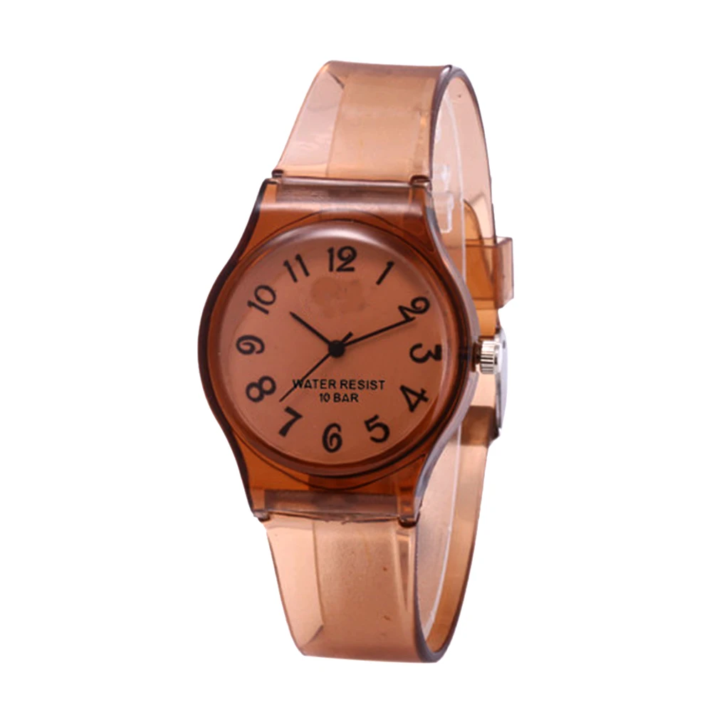 

Boys Watches Girls Wristwatches 30M Waterproof Childrens Watches Casual Transparent Kids Round Clock Jelly Watch Lovers Gifts