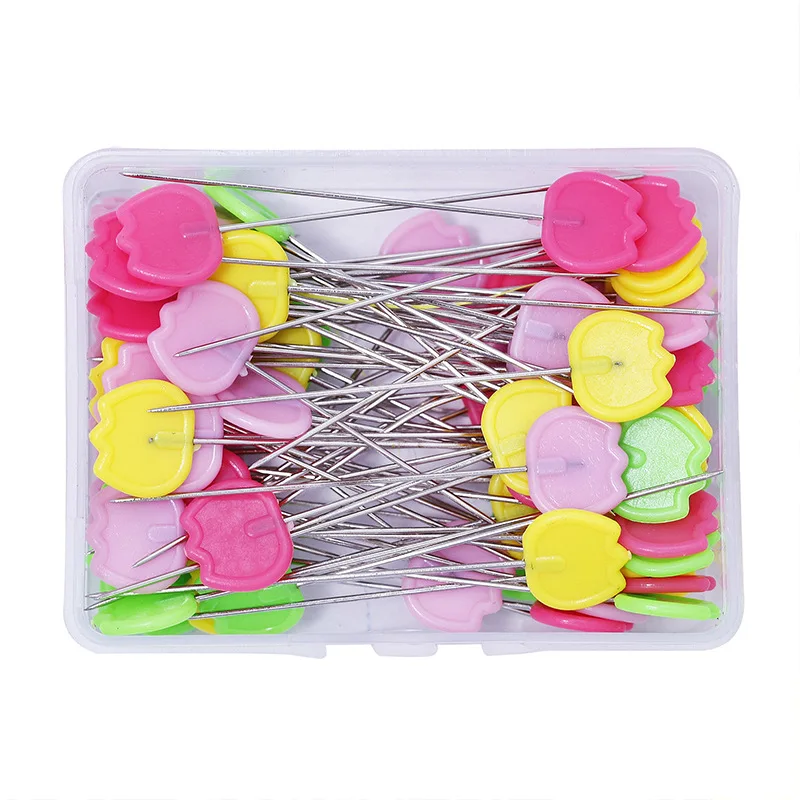 

Multi-color Patchwork Pins Dressmaking Pin Embroidery Patchwork Steel Wire Nickel Plating Tulip Bird Bear DIY Sewing Needles