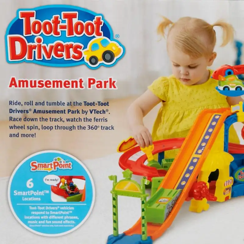 Smart Wheels Race Toot Toot Drivers Amusement Park Vtech Go