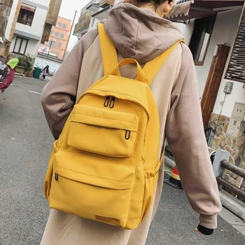 

Casual School Bags For Teenage Girl Backpack Women Schoolbag Canvas Bookbag Laptop Travel Backpack Student Shoulder Bag WBS700-2