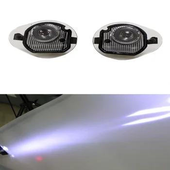 

For JEEP Cherokee 2016 2017 Rearview Mirror Laser Projector Logo Shadow Light Welcome Lamp 1PAIR