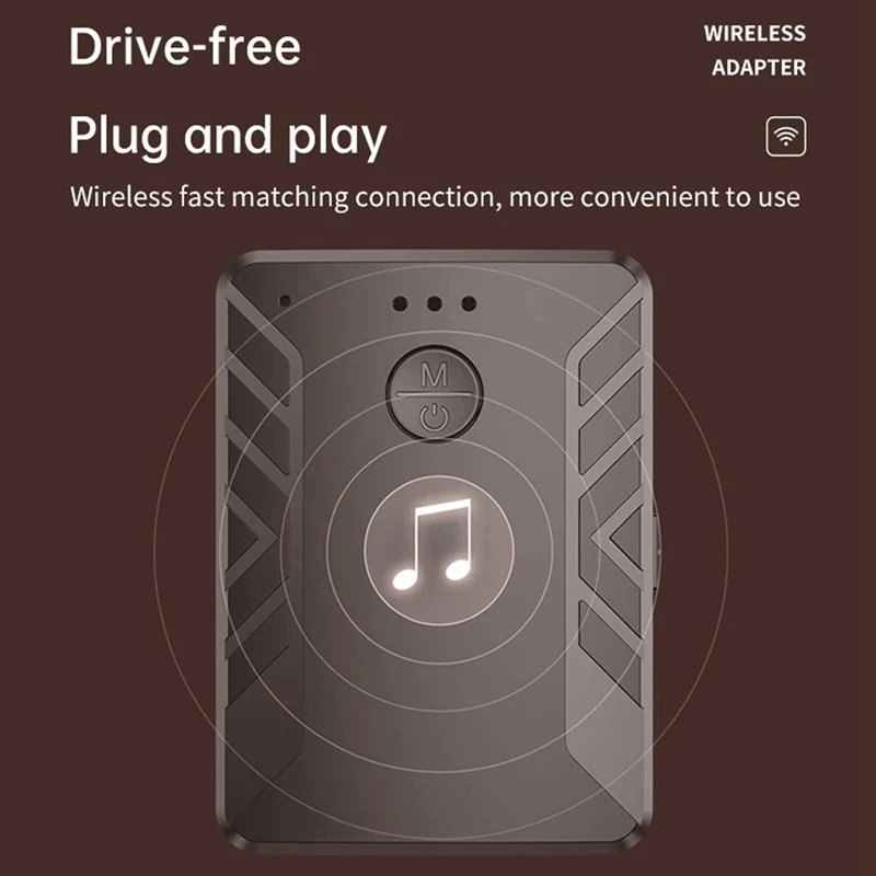 T19 Bluetooth 5 0 Transmitter Receiver Wireless o Adapter 3 5mm AUX Hands Free with Mic for TV Headphones Speaker