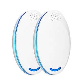 

2Pcs Ultrasonic Pest Repeller Plug Electric Pest Control - Professional Safe Home Mosquitos Repellent