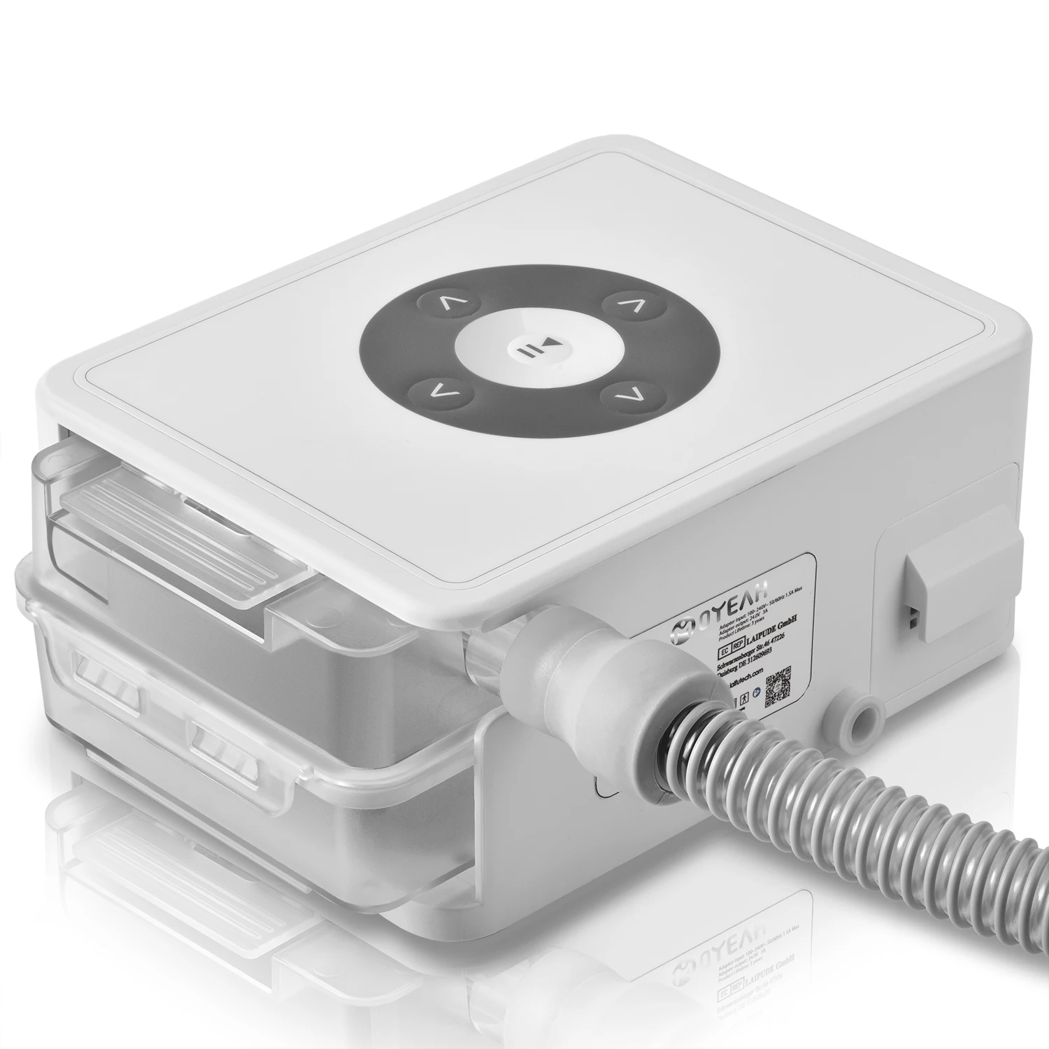 Tanie MOYEAH Mini automatyczna maszyna CPAP Travel APAP respirator medyczny z CPAP Cleaner Sanitizer maska do spania bezdech przeciw chrapaniu