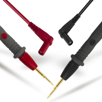 

2pcs PT1008 20A Multimeter Test Pen Leads Gold-plated Silica Wire Line Durable