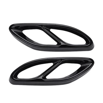 

Exhaust Pipe Tips Cover for W213 W205 Coupe W246 W216 GLC GLE GLS CLA (15-19) Black