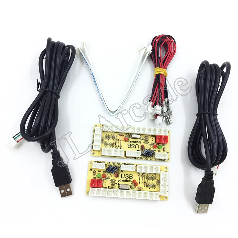 10 шт. ноль задержка аркадный USB энкодер ПК к джойстику MAME& Fight Stick управления 2,8 мм или 4,8 мм& SANWA Нажимные кнопки типа - Цвет: Package 5