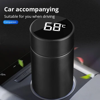 

Intelligent Stainless Steel Thermos Bottle Cup Temperature Display Vacuum Flasks Travel Car Soup Coffee Mug Thermos Water Bottle