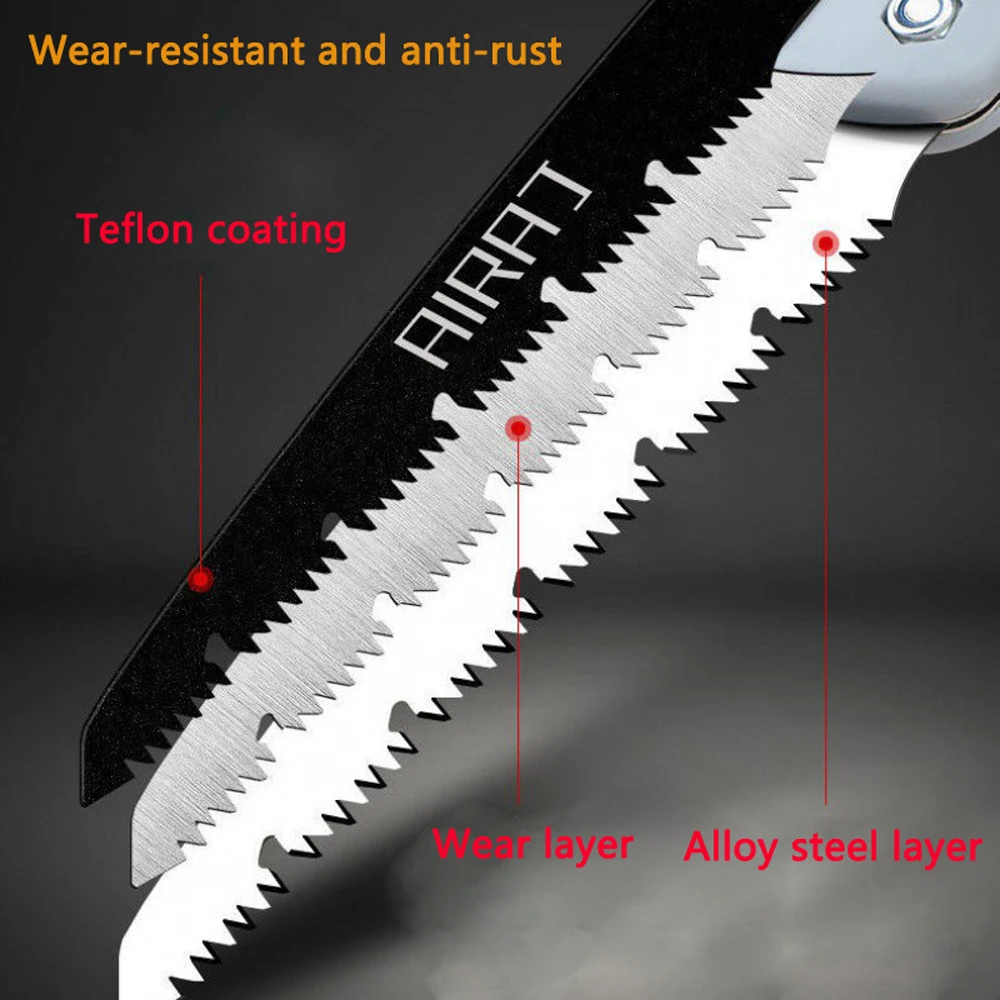 Fast Manual Saw Woodworking Saw Rust-proof Folding Hand Tree Gardening Trimmer SK5 Steel Camping Household Cutting Tool