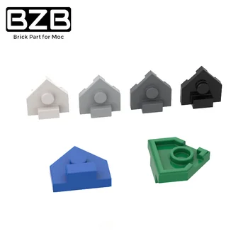 BZB MOC 27928 2x2 방패 모양의 특수 보드 빌딩 블록 기술 벽돌 부품 어린이 뇌 게임 하이테크 DIY 완구 선물