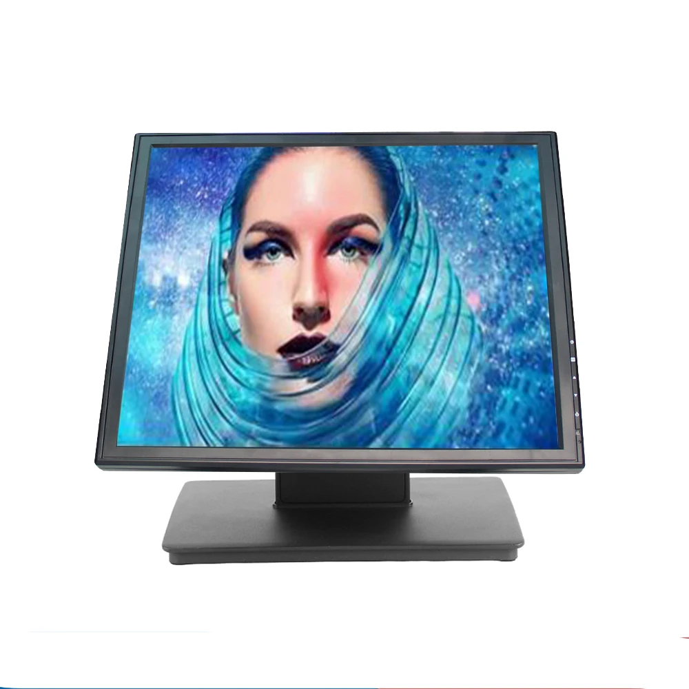 

Monitor HDMI 1280 x 1024 Display Computer LED Monitor for supermarket 5 wire resistive touch screen
