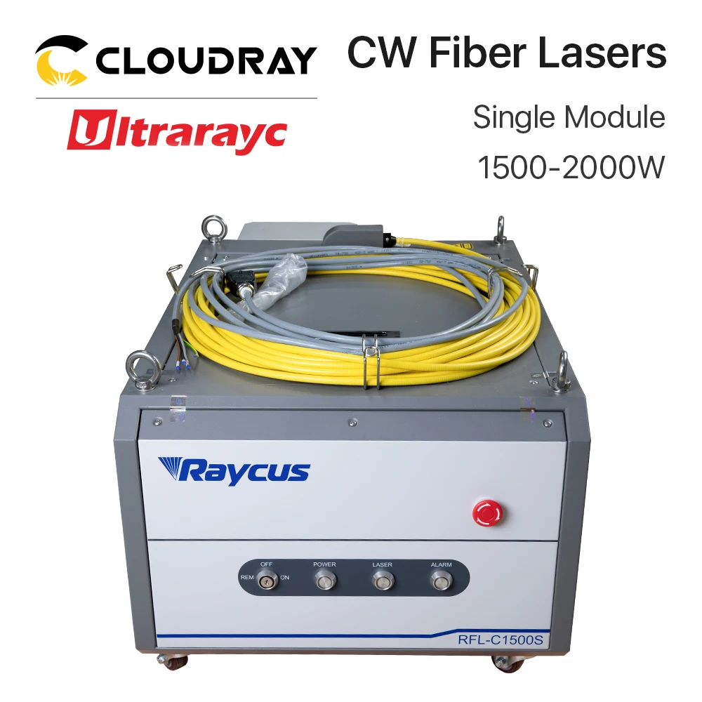 Ultrarayc Raycus Fiber Laser Power Supply Single Module Raycus 1500-2000W 1064nm for Fiber Cutting Machine RFL-C1500S RFL-C2000S